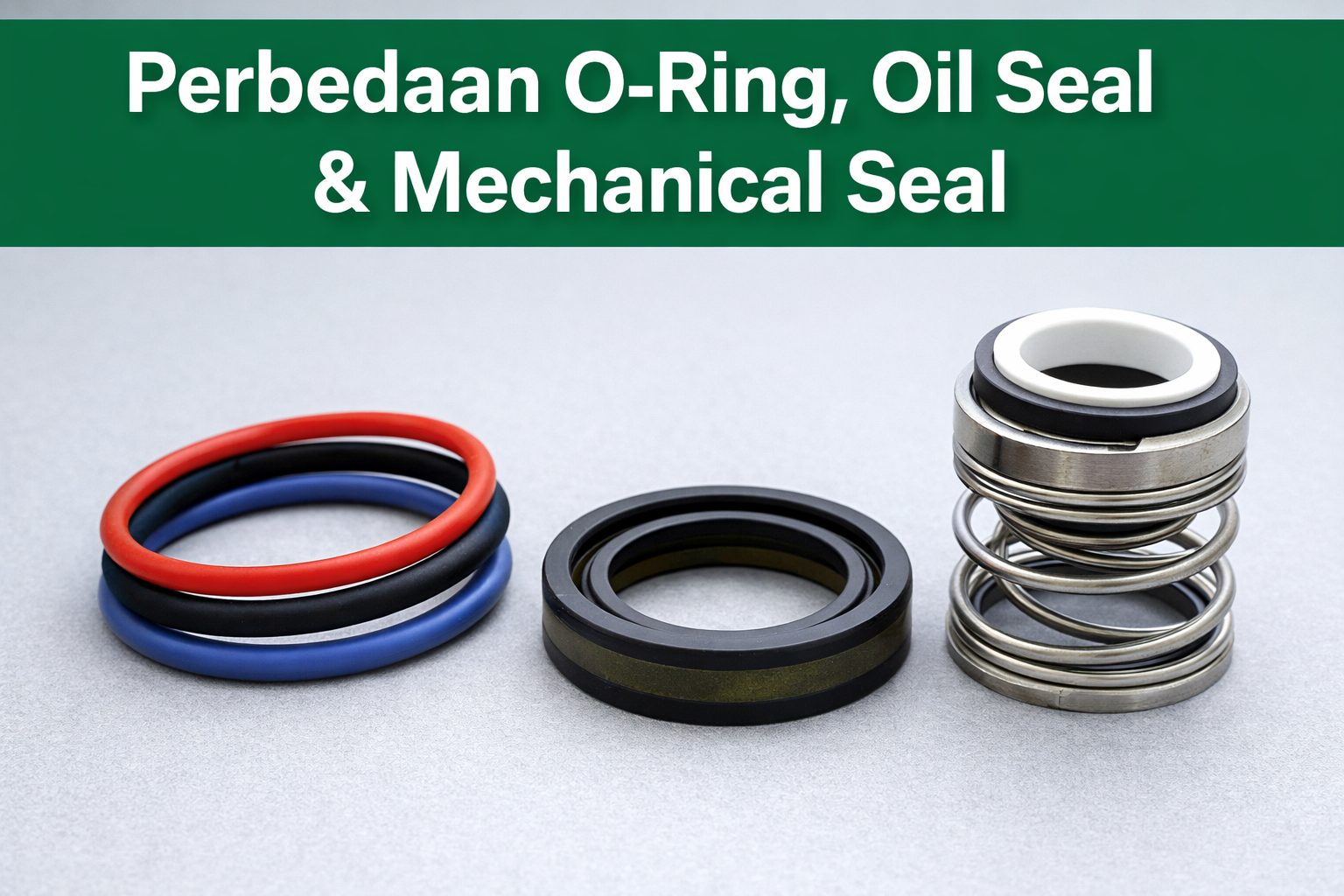 Perbedaan O-Ring, Oil Seal, dan Mechanical Seal pada mesin industri